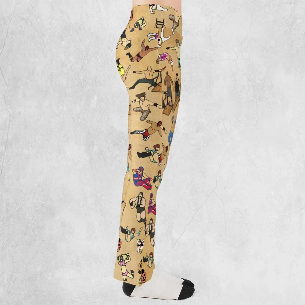 Lucha Undergound Flare Leggings - 2