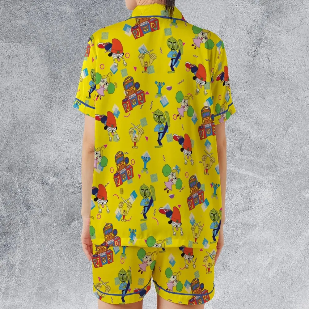 Parappa and Friends Satin Short-Sleeve Pajamas Set - 2