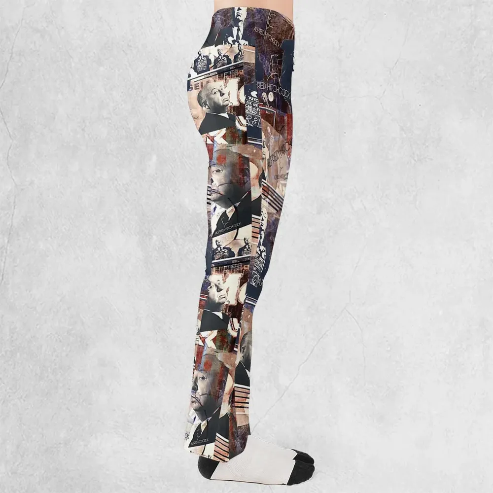 Alfred Hitchcock Aesthetic Flare Leggings - 2