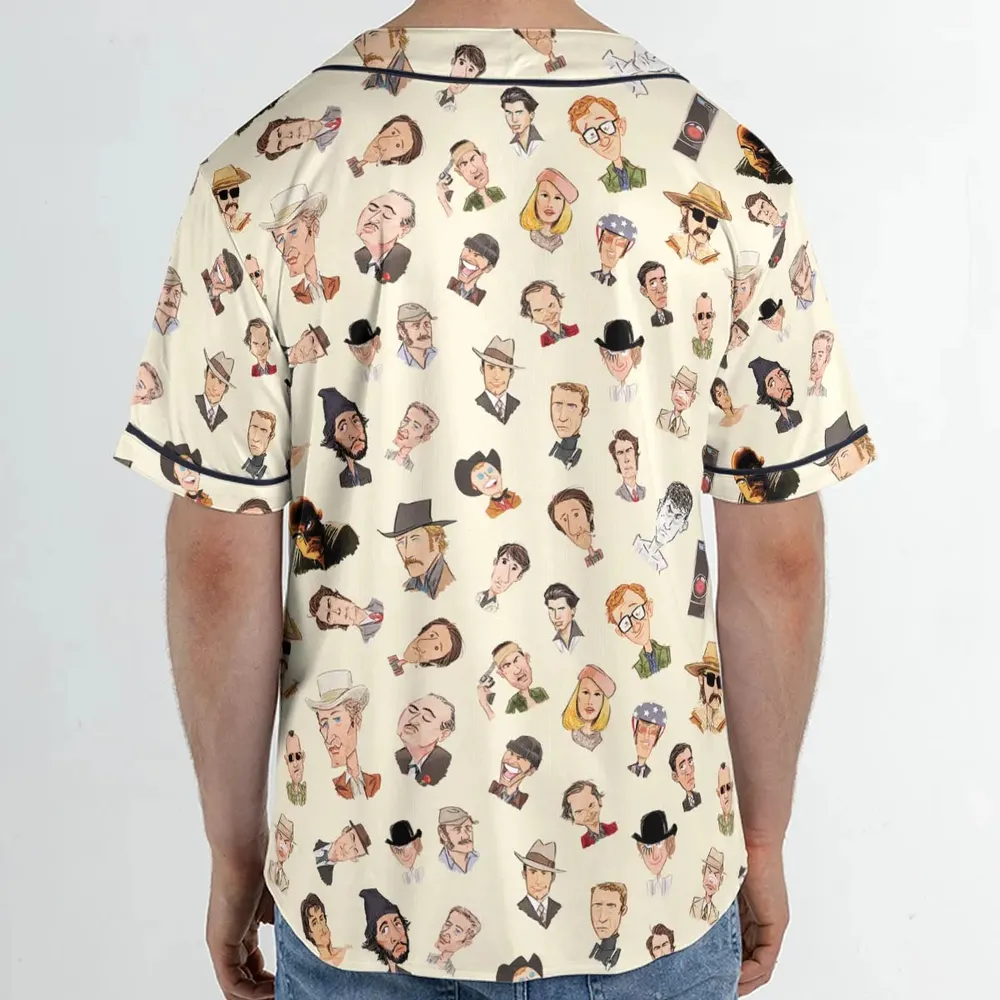 Easy Riders And Raging Bulls Characters Unisex Baseball Jersey - 2
