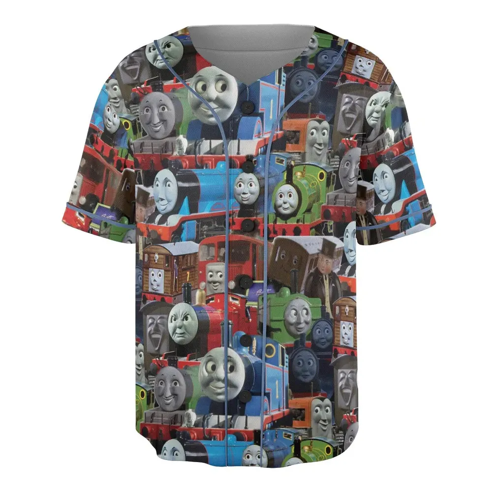 Thomas The Tank Engine Unisex Baseball Jersey - 3