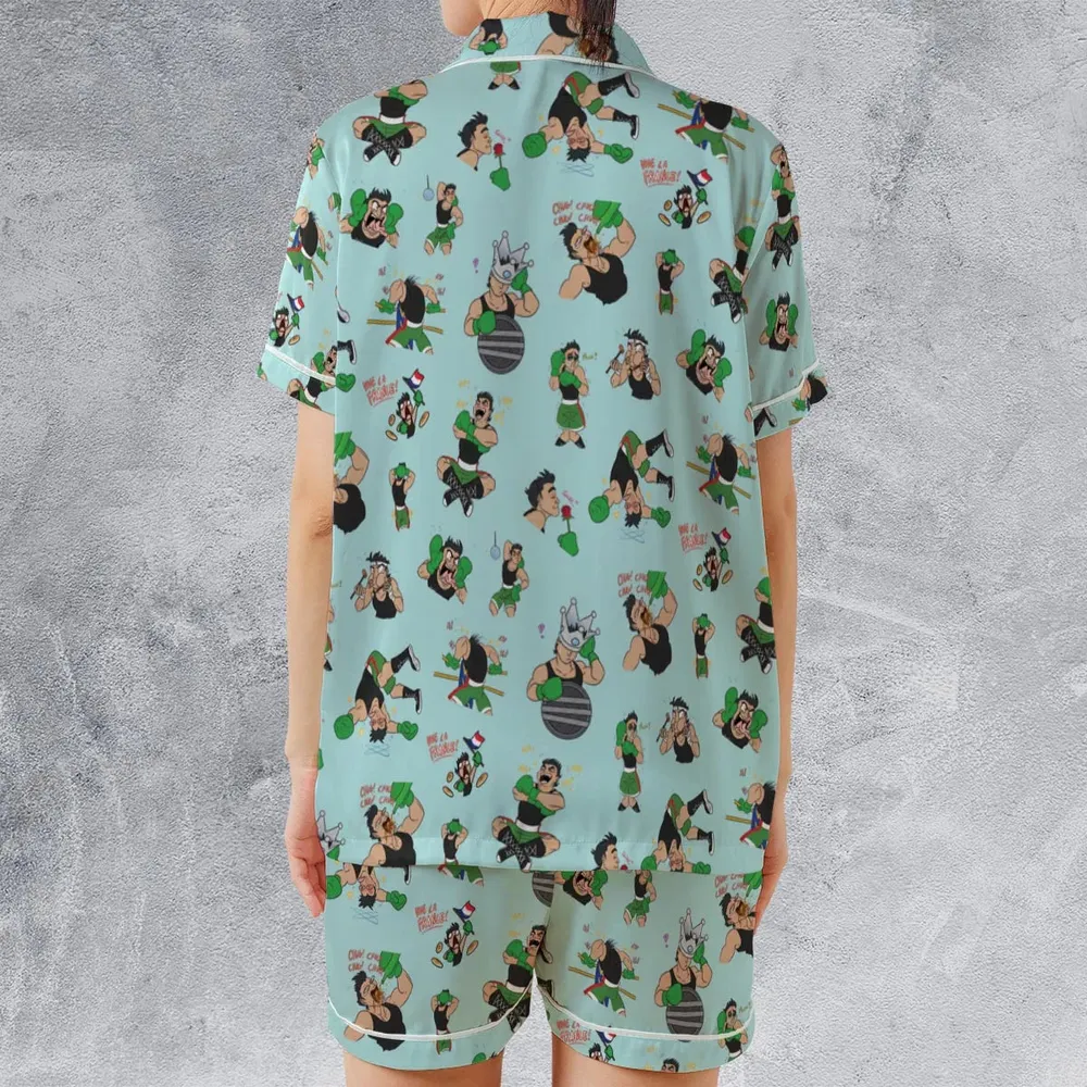 Mac baby Punch-Out Satin Short-Sleeve Pajamas Set - 2