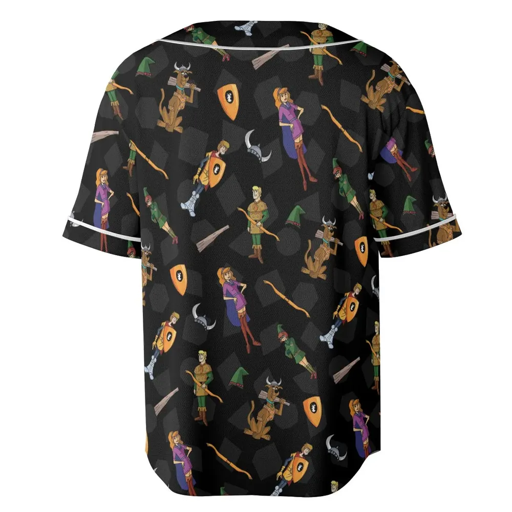 Dungeons & Mysteries Unisex Baseball Jersey - 4