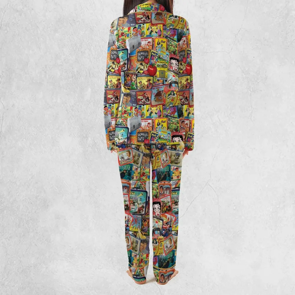 Retro Land TV Shows Pajamas Set - 3