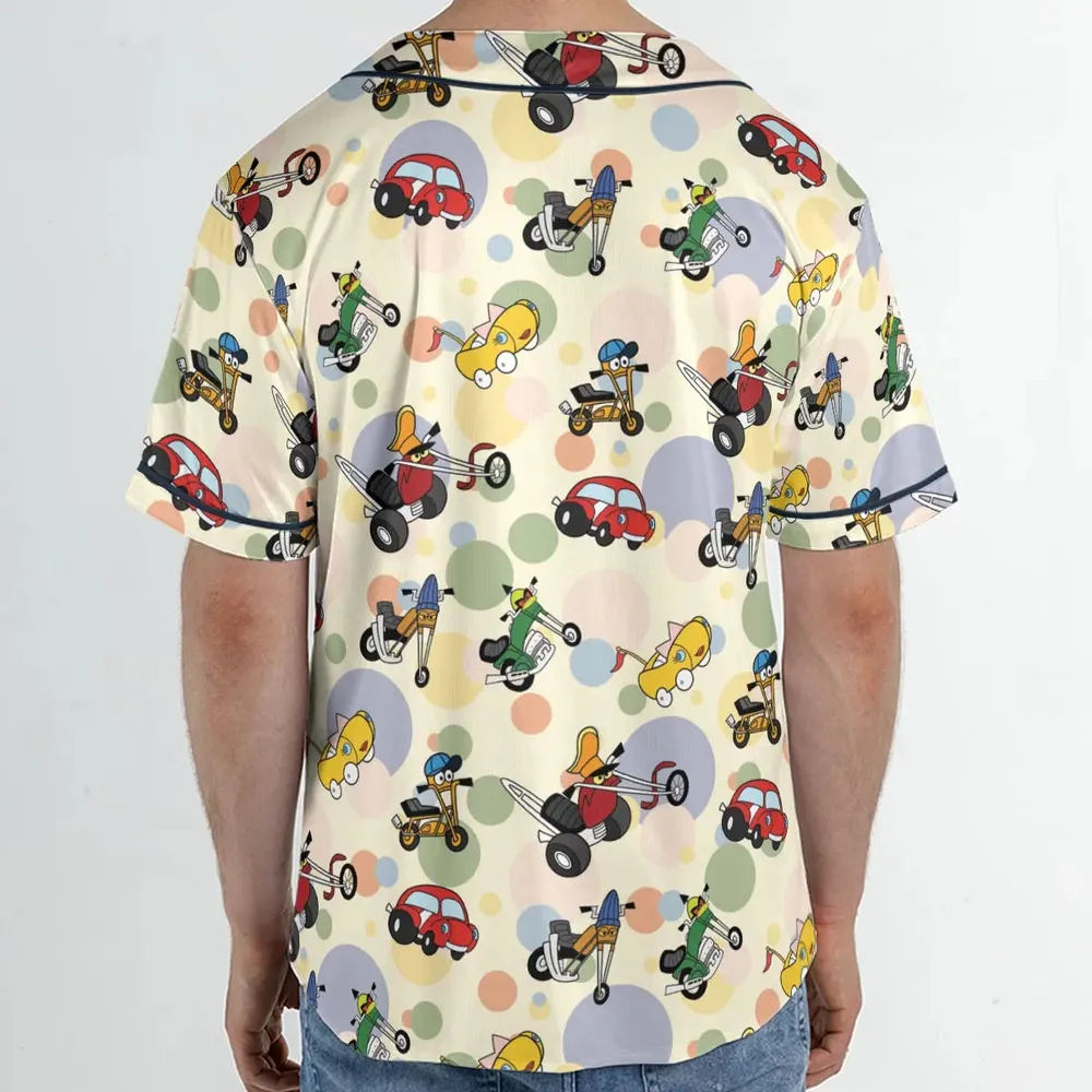 Wheelie and the Chopper Bunch Unisex Baseball Jersey - 2