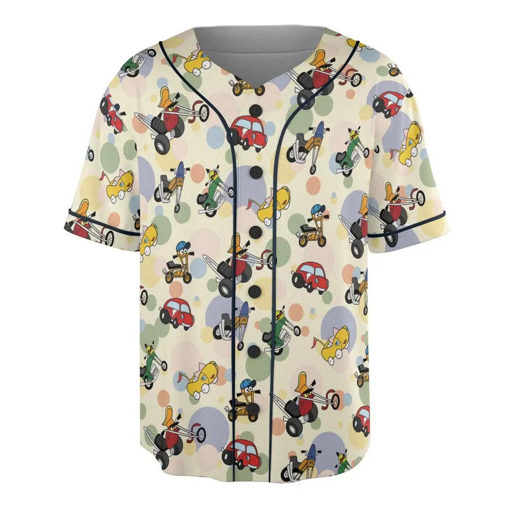 Wheelie and the Chopper Bunch Unisex Baseball Jersey - 3