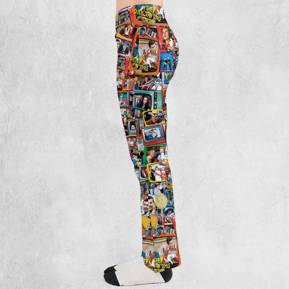The 60s Classic TV Shows Flare Leggings - 3