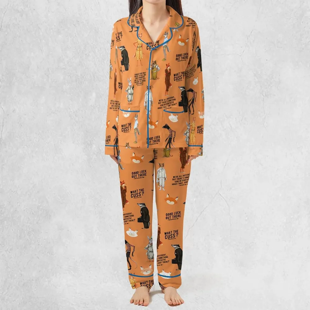 Cuss You Are Fantastic Mr. Fox Pajamas Set - 2