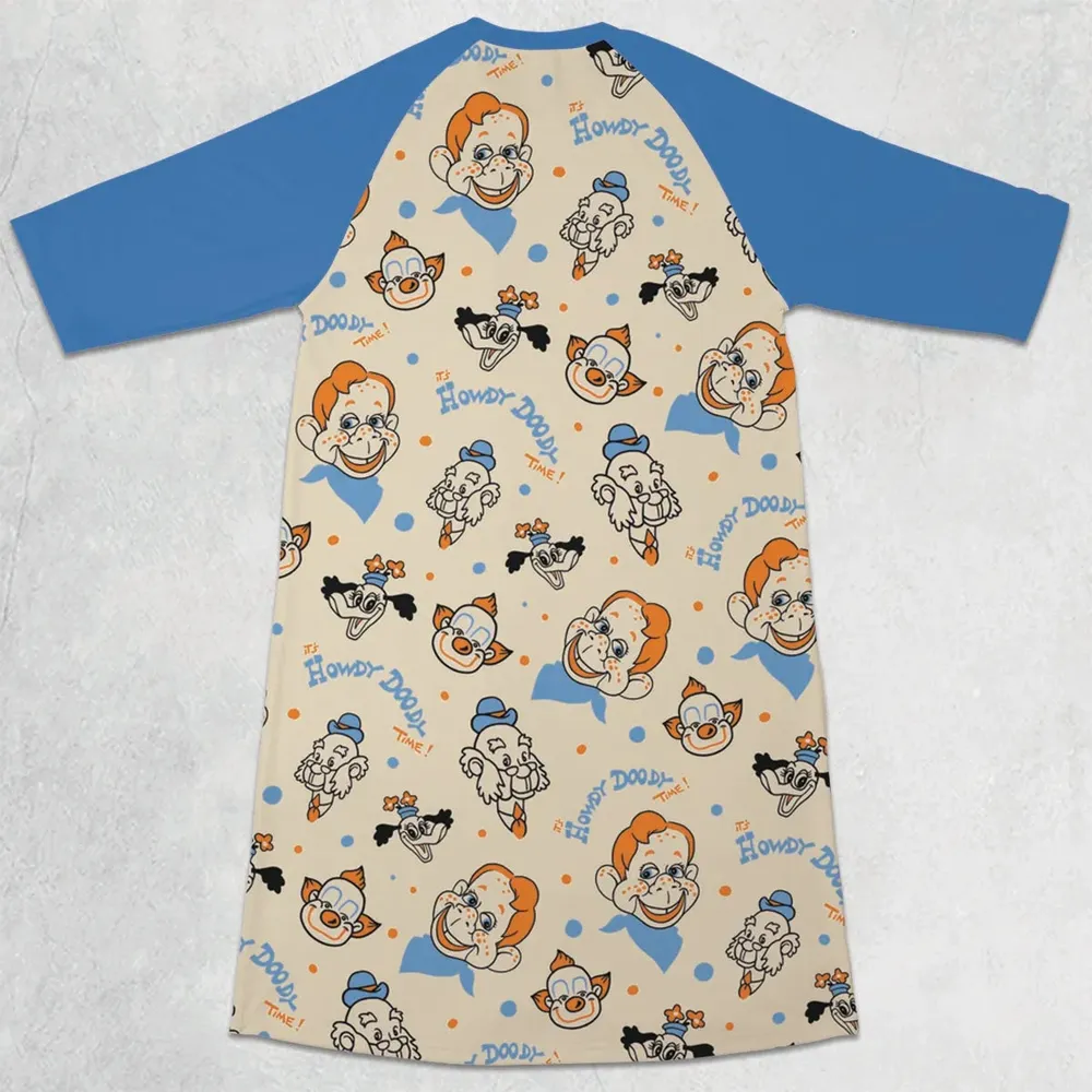 The Howdy Doody TIme 3/4 Sleeve Raglan Dress - 2