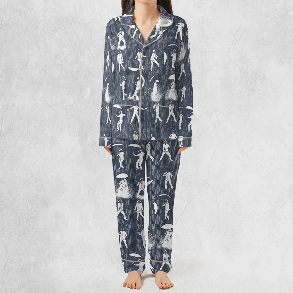 Singin' in the Rain Wall Mural Pajamas Set - 2