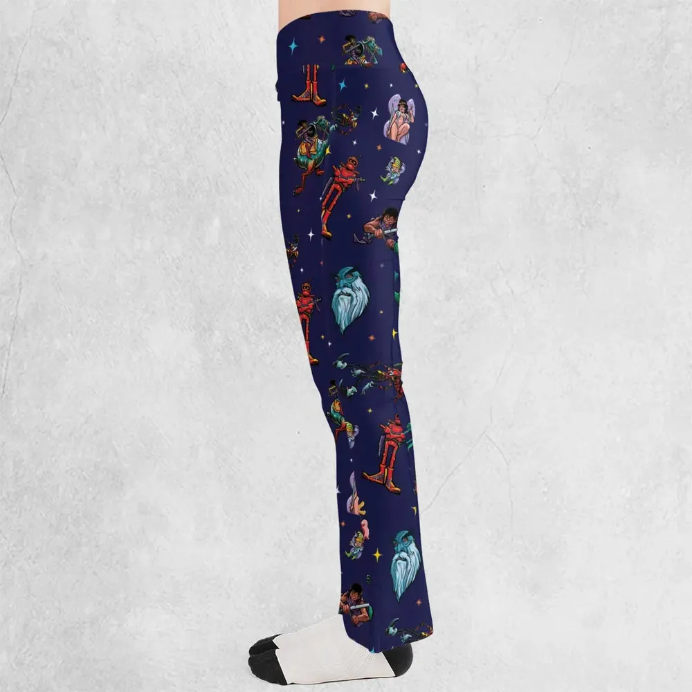 Wizard Characters Flare Leggings - 3