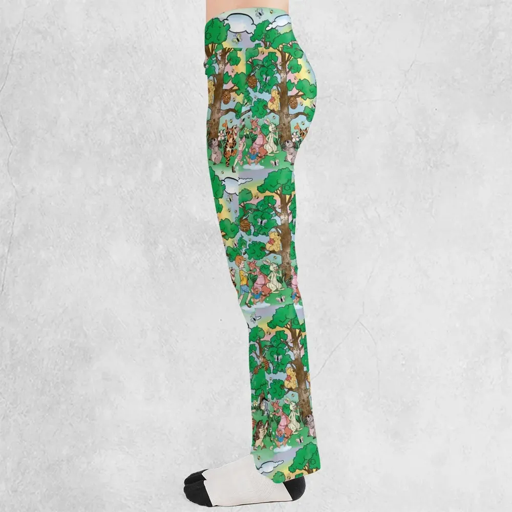 Bear and Friends Winnie the Pooh Flare Leggings - 3