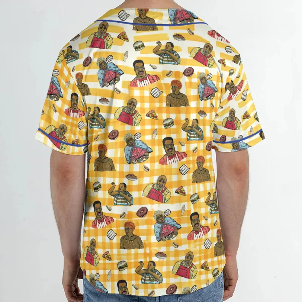 The Nutty Professor Characters Unisex Baseball Jersey - 2