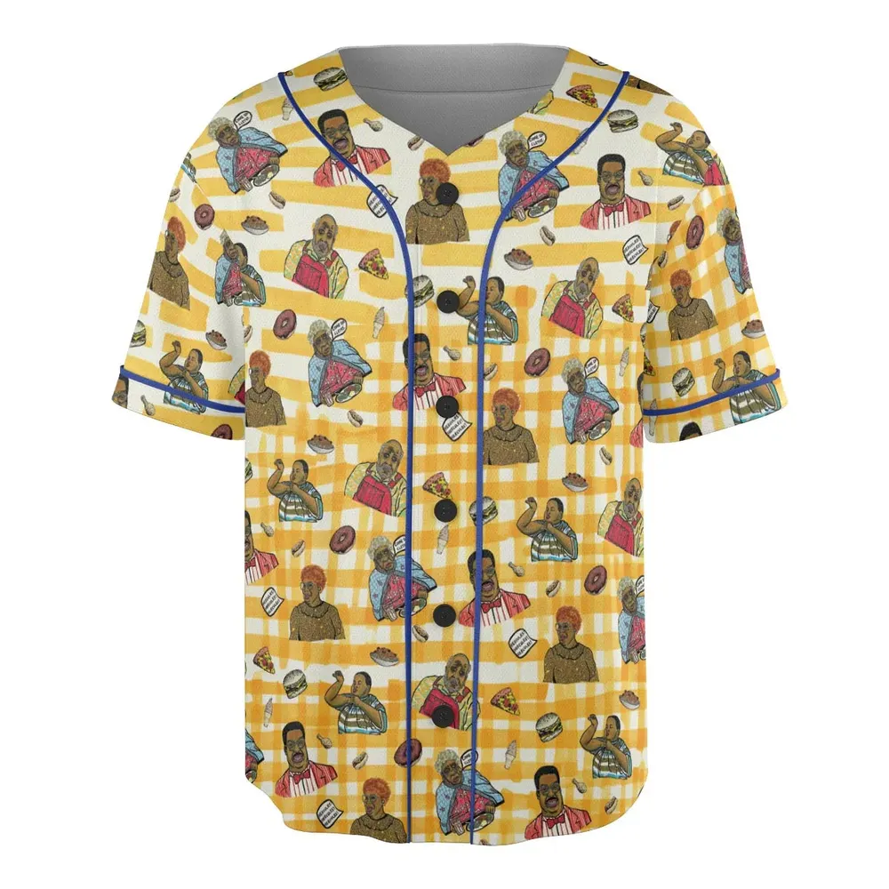 The Nutty Professor Characters Unisex Baseball Jersey - 3