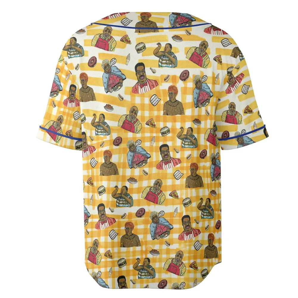 The Nutty Professor Characters Unisex Baseball Jersey - 4