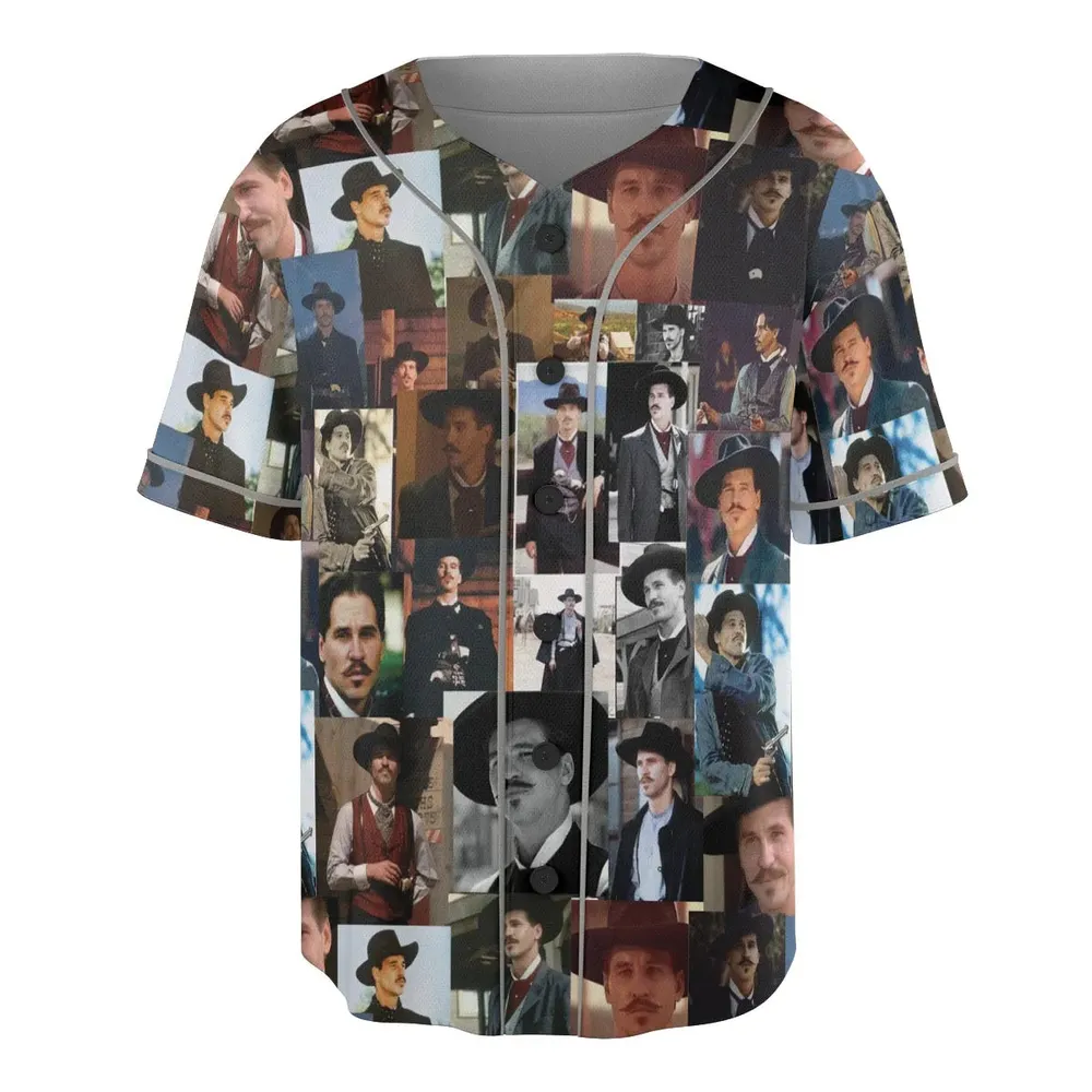 Doc Holliday Unisex Baseball Jersey - 3
