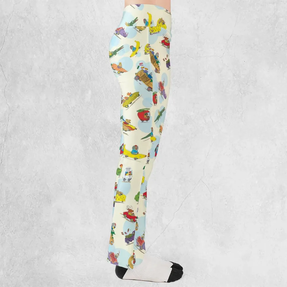 The Busy World of Richard Scarry Flare Leggings - 2