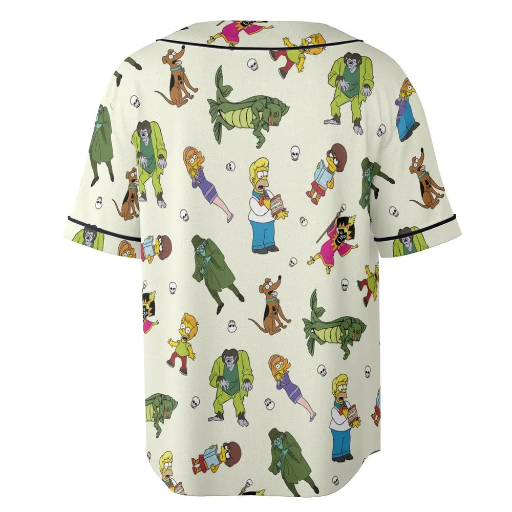 Mystery Simpsons Unisex Baseball Jersey - 4