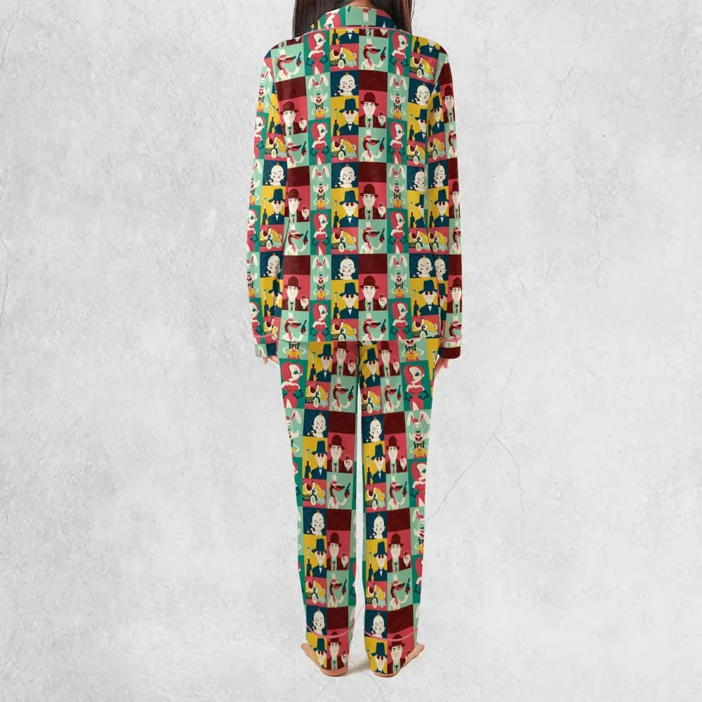 Toontown Threads Who Framed Roger Rabbit Pajamas Set - 3
