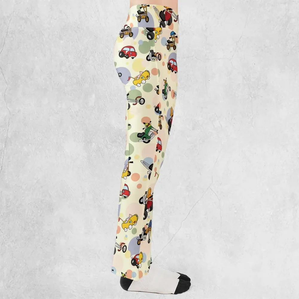 Wheelie and the Chopper Bunch Flare Leggings - 2