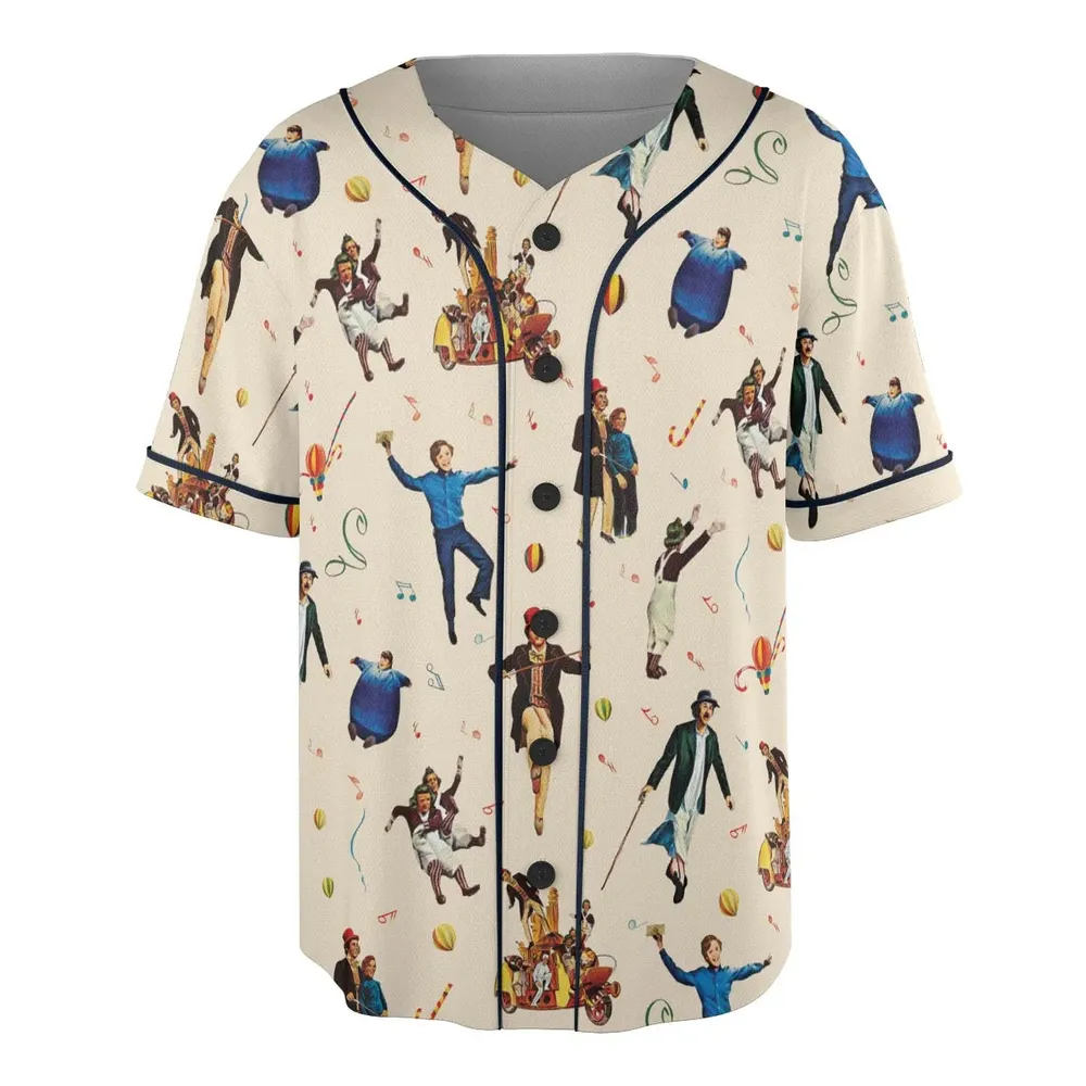 It's Scruumdidiyumptious Willy Wonka And Chocolate Factory Unisex Baseball Jersey - 3