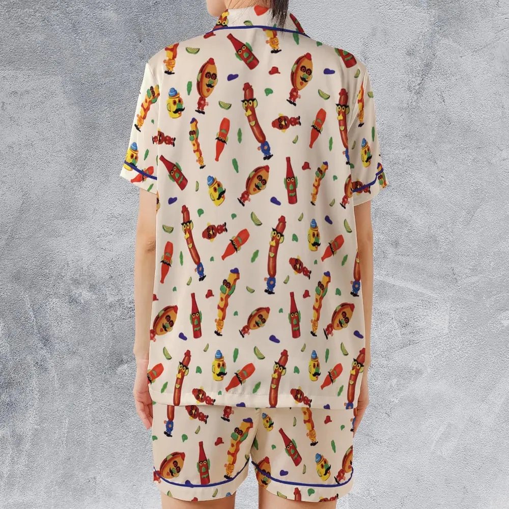 Meet the Mr. Potato Head Toy Family Satin Short-Sleeve Pajamas Set - 2