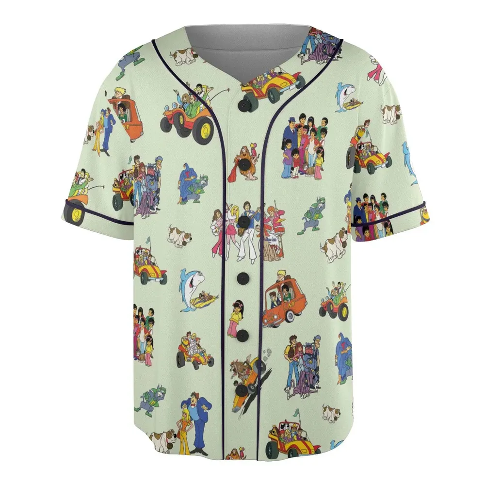 Scooby-Doo ripoffs Unisex Baseball Jersey - 3