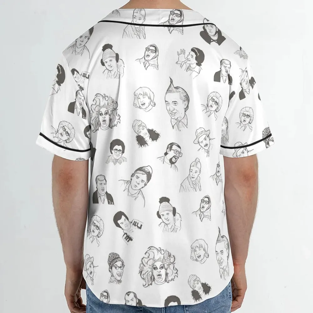 Second City Television Characters Unisex Baseball Jersey - 2