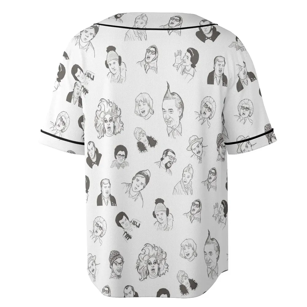Second City Television Characters Unisex Baseball Jersey - 4