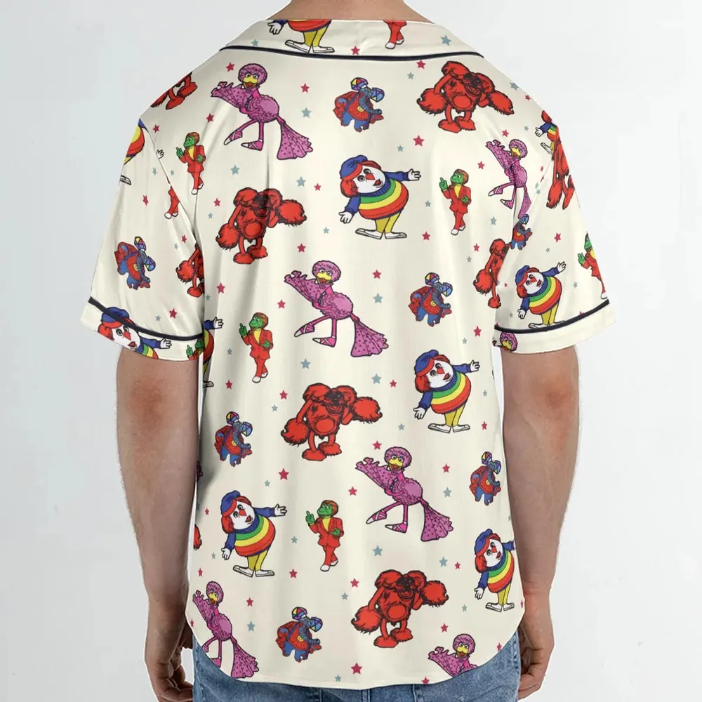 The Great Space Coaster Characters Unisex Baseball Jersey - 2
