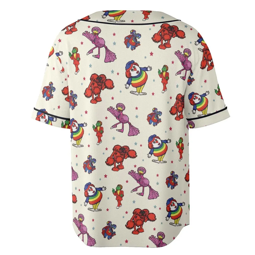 The Great Space Coaster Characters Unisex Baseball Jersey - 4