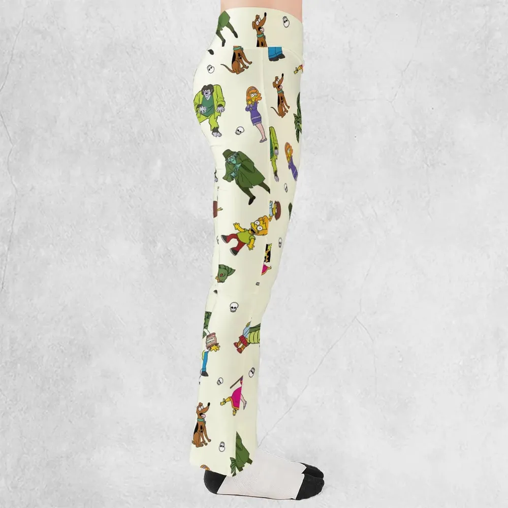 Mystery Simpsons Flare Leggings - 2