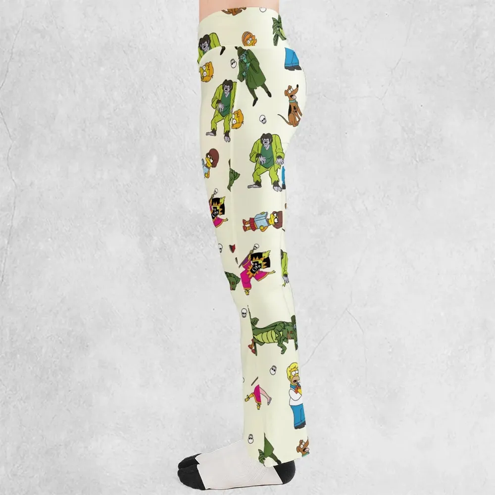 Mystery Simpsons Flare Leggings - 3