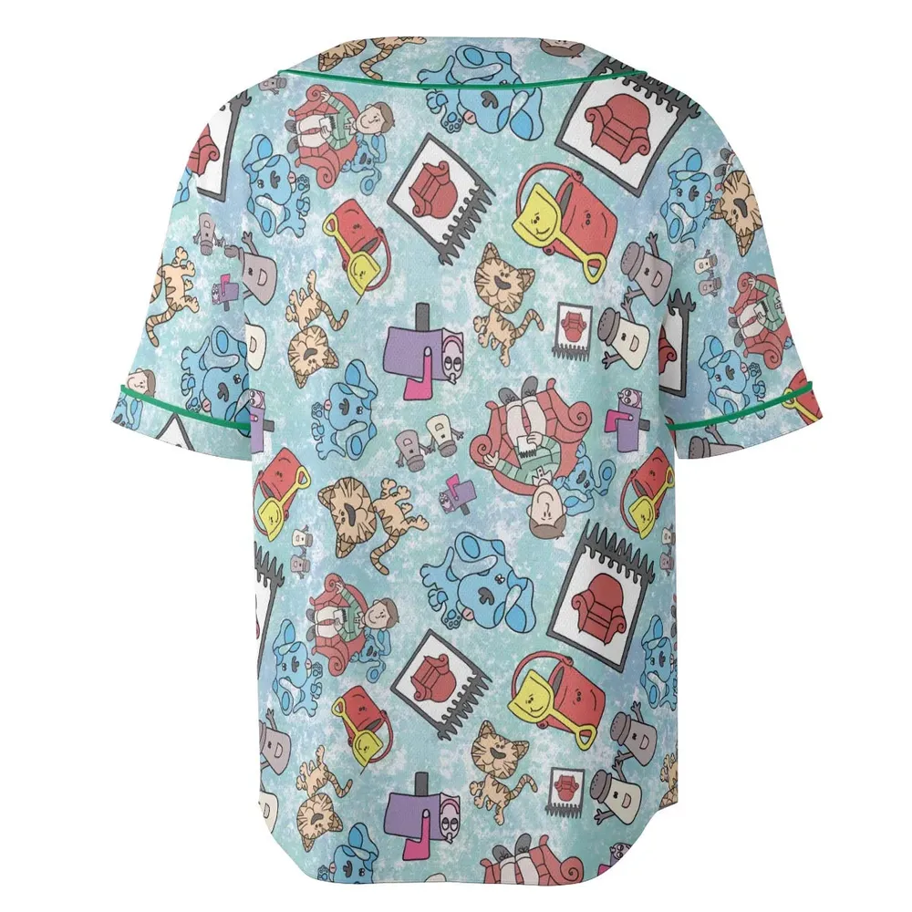 Blue's Clues Friend Party Unisex Baseball Jersey - 4