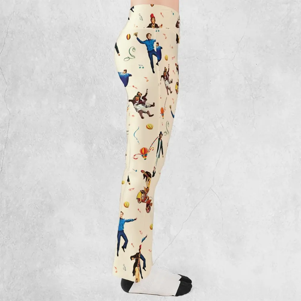 It's Scruumdidiyumptious Willy Wonka And Chocolate Factory Flare Leggings - 2