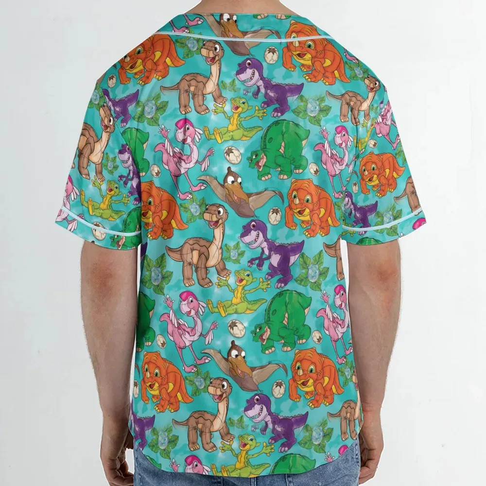 Squad Goals The Land Before Time Unisex Baseball Jersey - 2