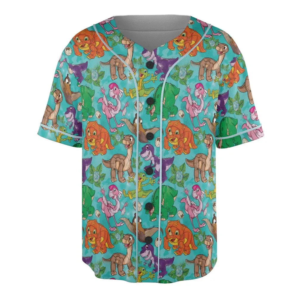 Squad Goals The Land Before Time Unisex Baseball Jersey - 3