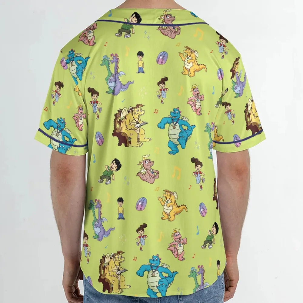 Dragontales Characters Unisex Baseball Jersey - 2