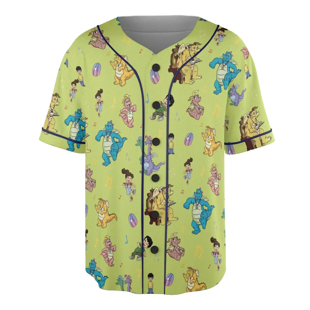Dragontales Characters Unisex Baseball Jersey - 3