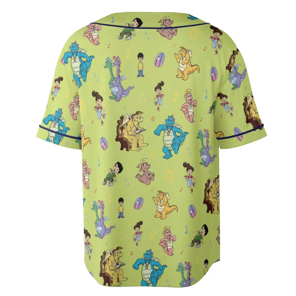 Dragontales Characters Unisex Baseball Jersey - 4
