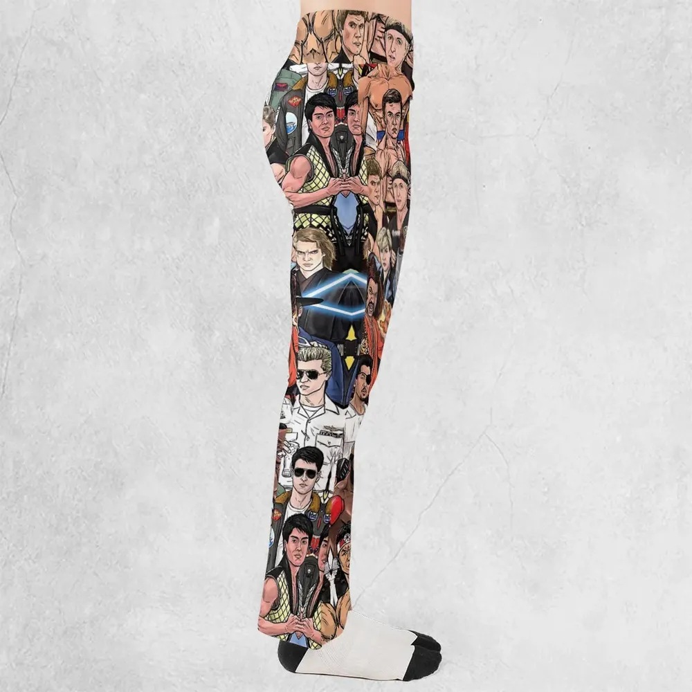 Martial Arts Stars Flare Leggings - 2
