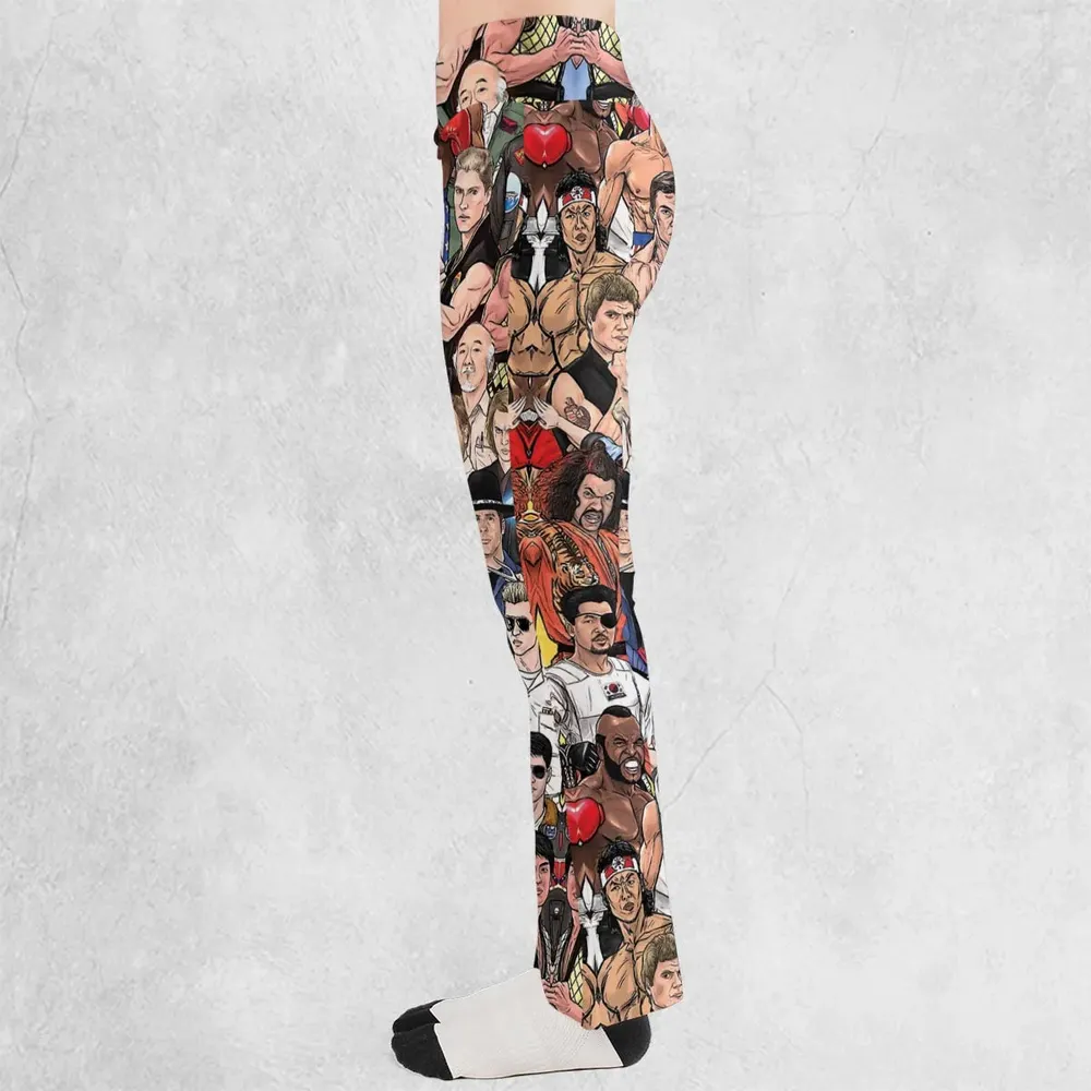 Martial Arts Stars Flare Leggings - 3