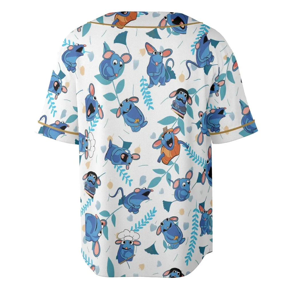Cute Tutter Bear in the Big Blue House Unisex Baseball Jersey - 4