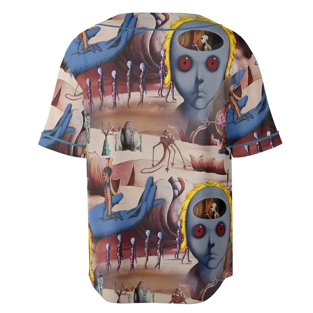Panorama Moments Fantastic Planet Unisex Baseball Jersey - 4