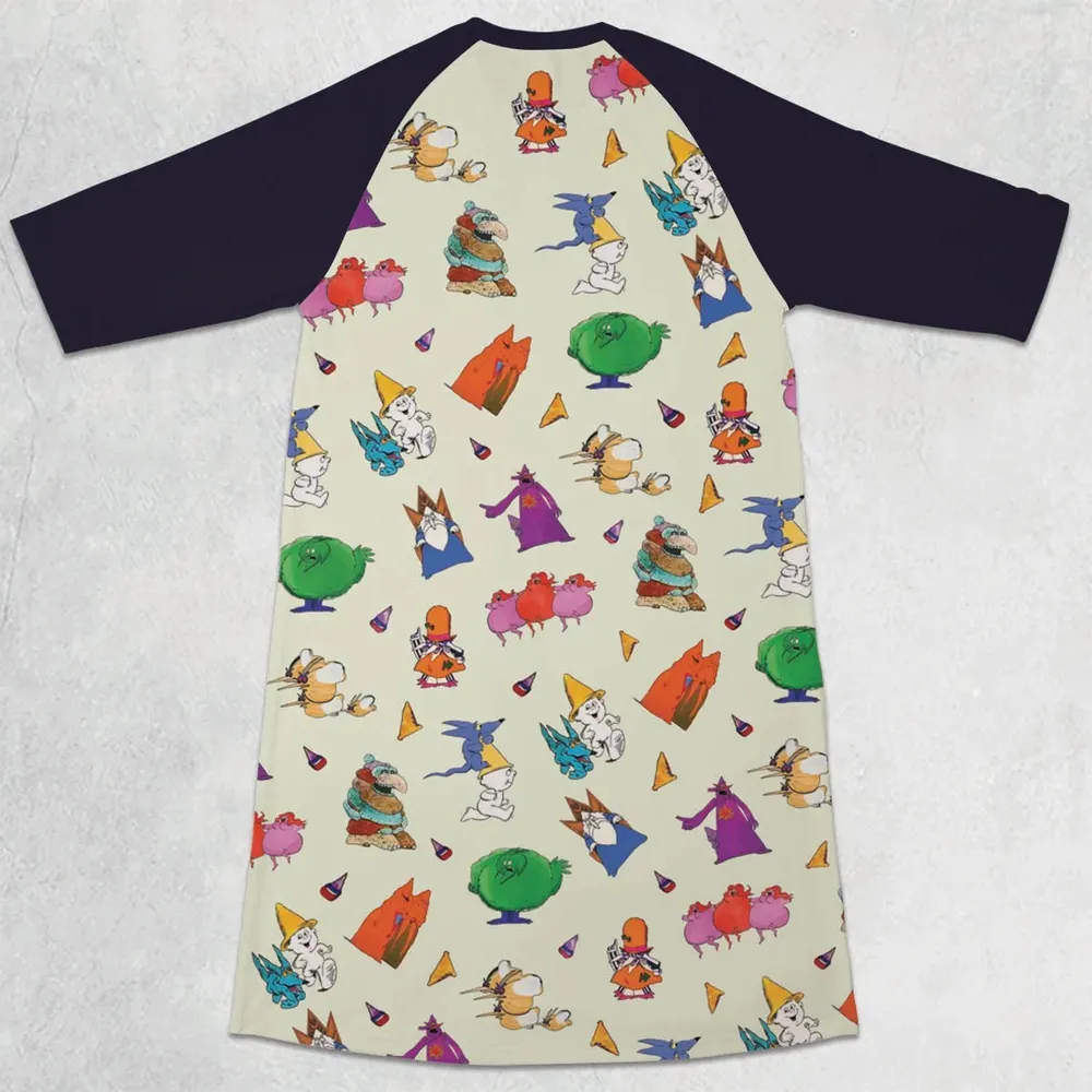A Point In Every Direction The Point 3/4 Sleeve Raglan Dress - 2
