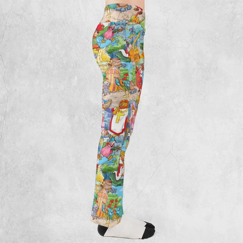 Archer Wood Plaid Robin Hood Flare Leggings - 2