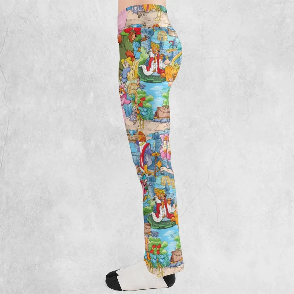 Archer Wood Plaid Robin Hood Flare Leggings - 3