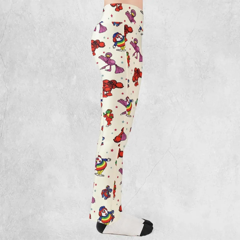 The Great Space Coaster Characters Flare Leggings - 2