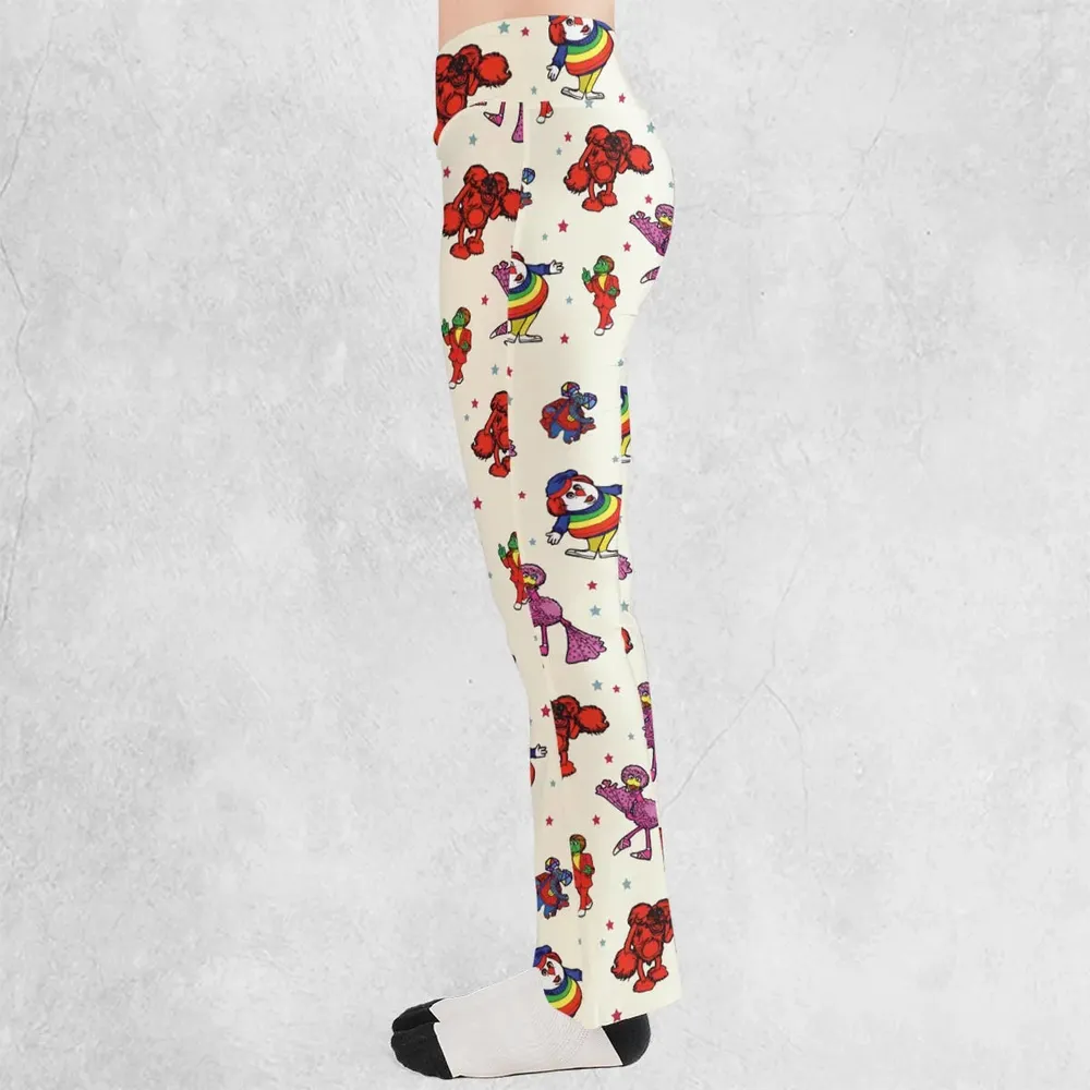The Great Space Coaster Characters Flare Leggings - 3