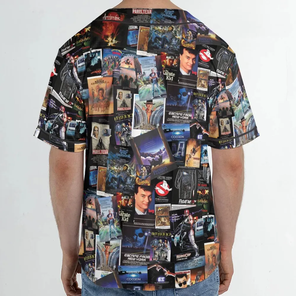 1980s Movie Unisex Baseball Jersey - 2